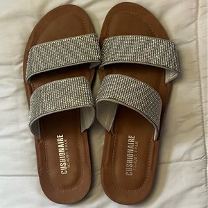 rhinestoned sandals